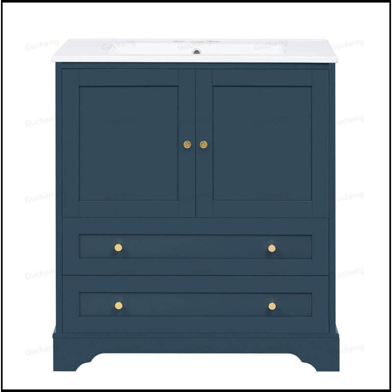 Meuble-lavabo 30 po avec lavabo en céramique