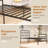 Full Size Bed Frame Mattress Foundation With Headboard 12.5" Under-bed Storage Black-108760577