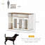 Meuble de rangement pour chien avec tablette réglable PawHut
