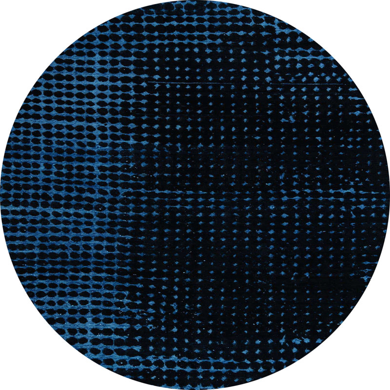 Tapis abstrait moderne 5096, Rond 5 pi