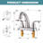 Centerset 2-handle Bathroom Faucet with Drain Assembly-97804583