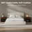 AirFrame Queen Bed Frame with Headboard, Cloud Upholstered Platform Bed Frame, 5 Inch Foam Cushioned, No Box Spring, Easy Assembly(Beige Chenille)-583073346-572207038