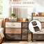Commode de rangement en tissu à 7 tiroirs avec tiroirs pliables et structure en acier