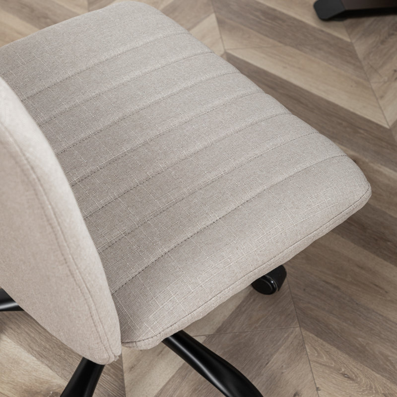 Masar Fabric Swivel Office Chair, Grey