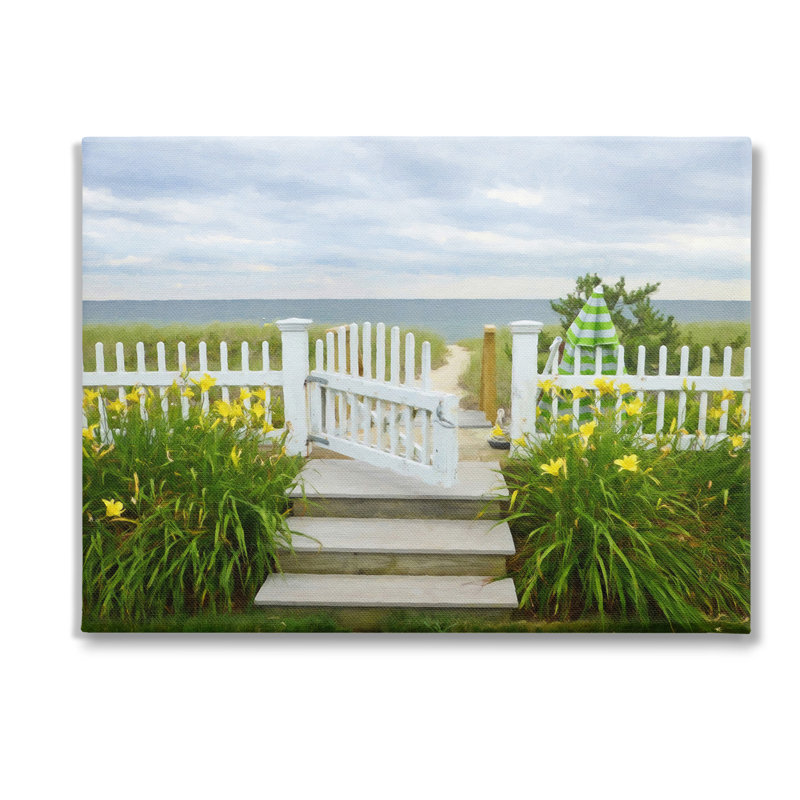«Garden Path to Beach» par GraffiTee Studios, H 36 po x l 48 po