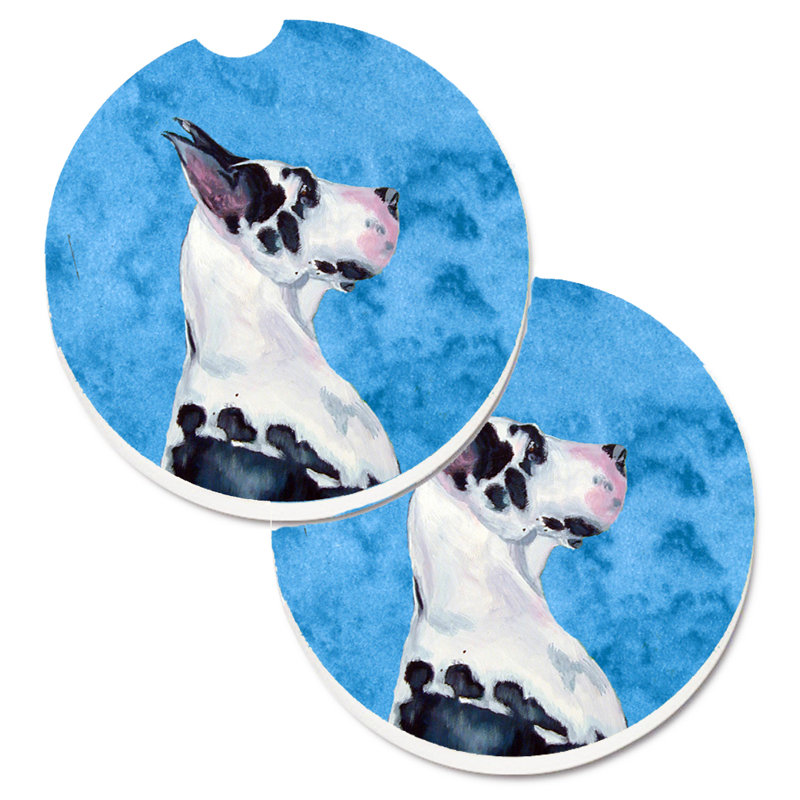 Sous-verre barbu collie voiture, Grand danois