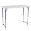 Lifetime 4-Foot Adjustable Fold-In-Half Table