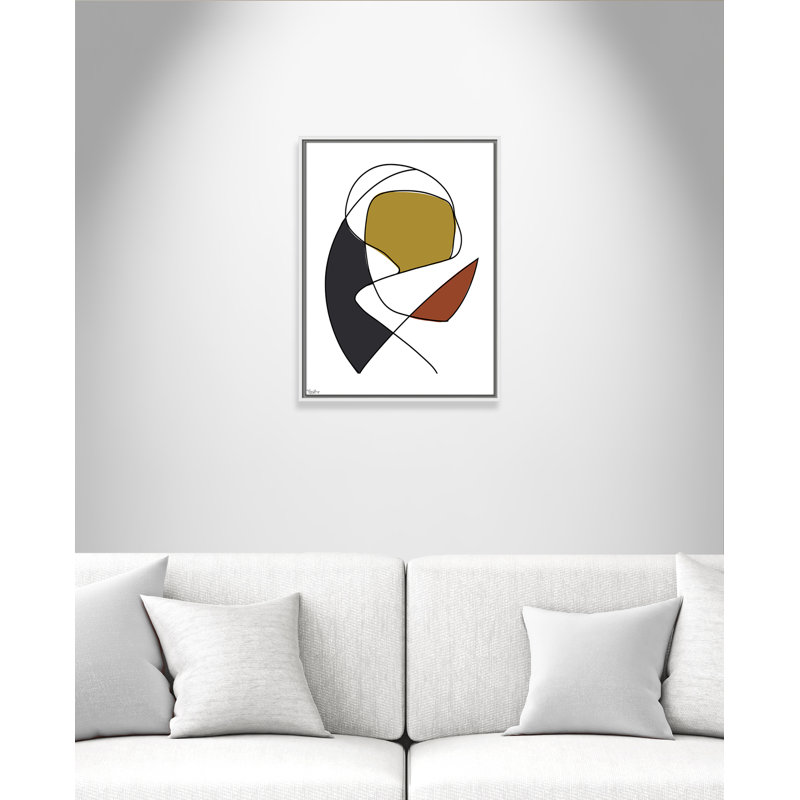 Abstract Tribeca 3, White, 25.5" H x 19.5" W x 2" D