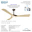 Ventilateur de plafond intelligent à DEL 60 "Bridge-116794766-116794764