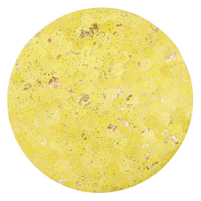 Croix Cowhide Yellow Rug