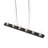 Darlina 6 - Light Flat Black LED Kitchen Island Pendant