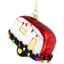 3'' Glass Hanging Figurine Ornament
