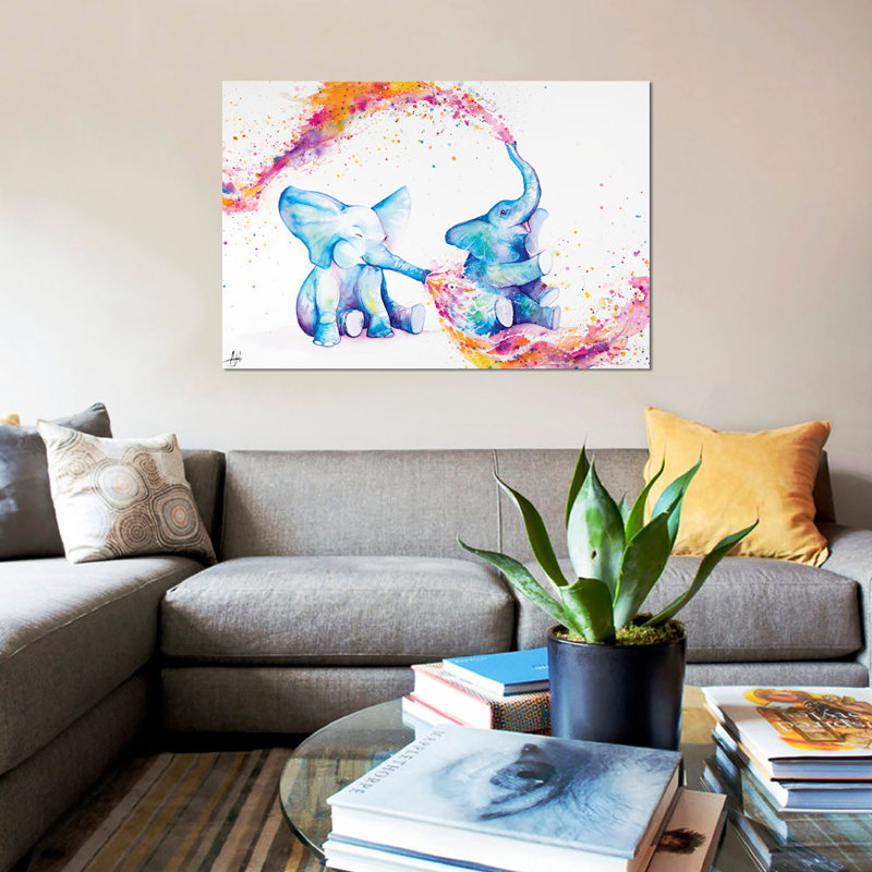 Sorella by Marc Allante - Wrapped Canvas Painting, 101.6 cm H x 66.04 cm W x 3.175 cm D