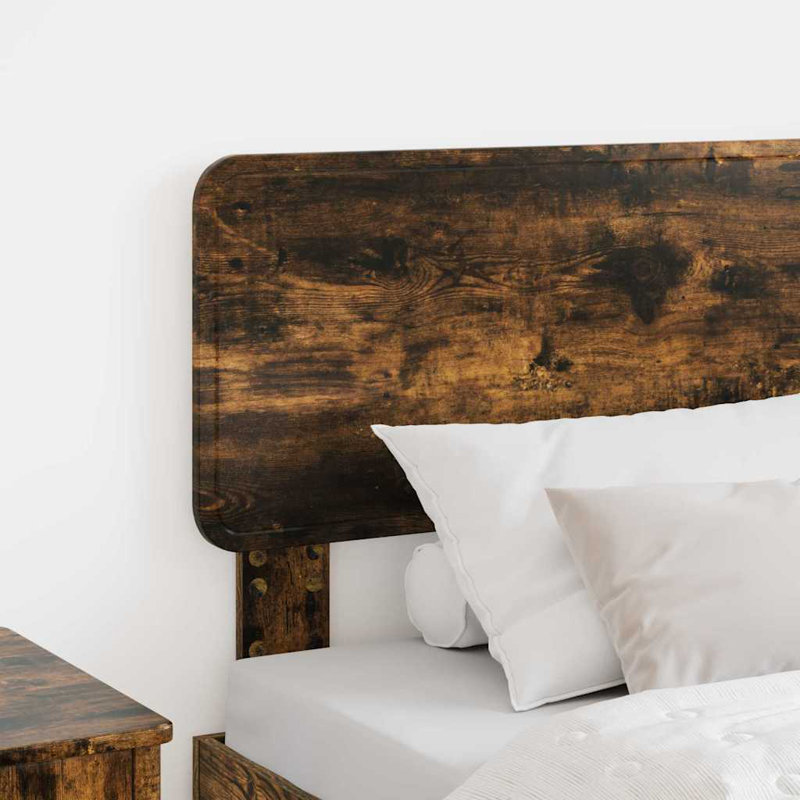 Headboard, UK Single - DE 90 x 190 cm, Smoked Oak