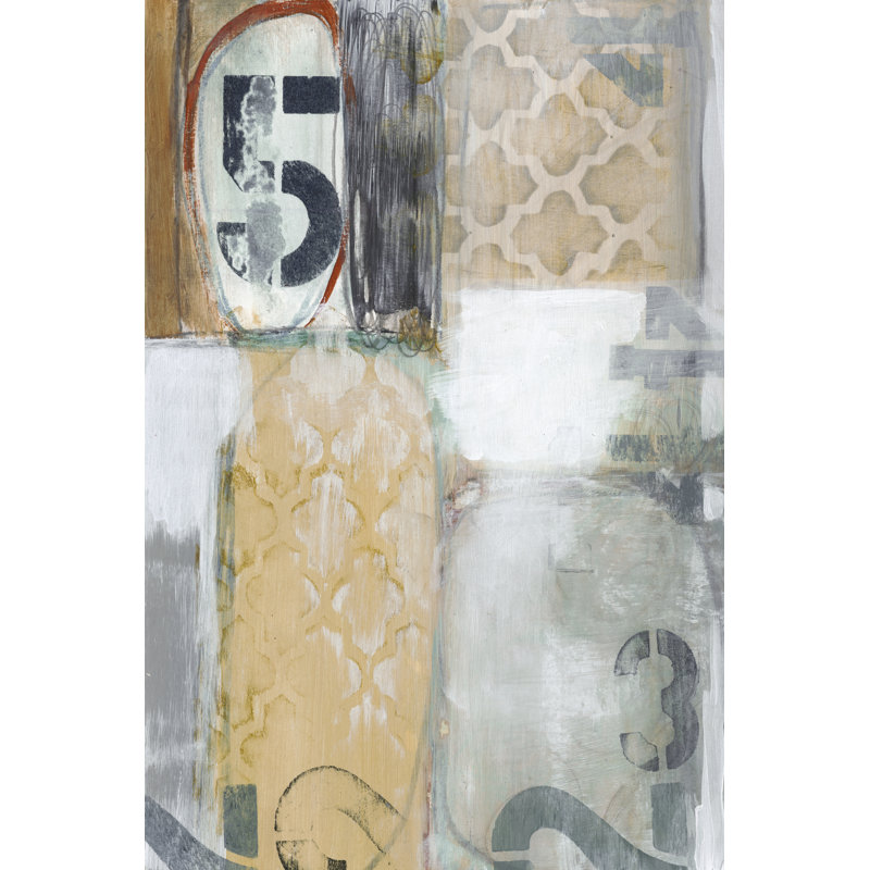 Downtown Numbers I by Jodi Fuchs - Wrapped Canvas Painting, 76cm H x 51cm W x 3.8cm D