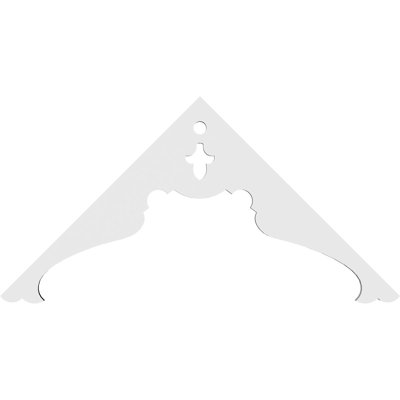 Heath Signature Urethane Gable Pediment, Primed Tan