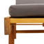 vidaXL Sun Lounger Set of 2 Brown, Dark Grey Solid Acacia Wood Large-268039811