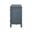 Armoire de rangement Ustyle en bleu marine. + Placage en pin, rangement spacieux et robuste avec rangement réglable