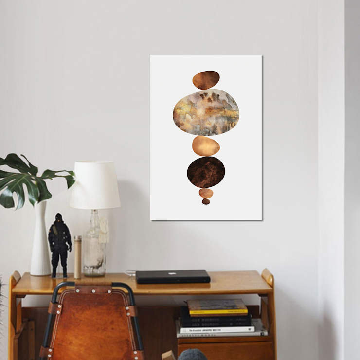 «Balance II» par Elisabeth Fredriksson - reproduction sur toile tendue, H 26 po x l 18 po x P 1,5 po, Toile tendue