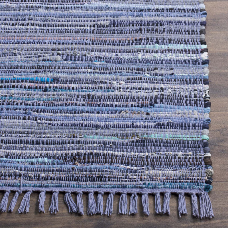 Sue Cotton Hand Woven Area Rug, Rectangle 152 x 244 cm