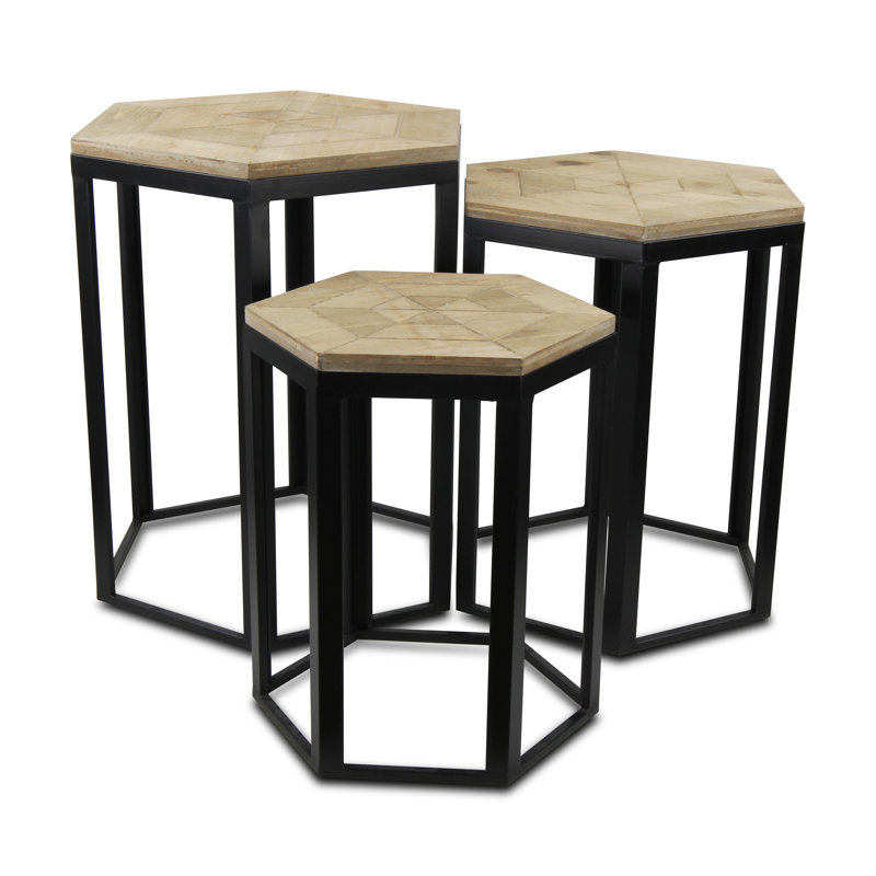 Solid Wood Top Nesting Tables