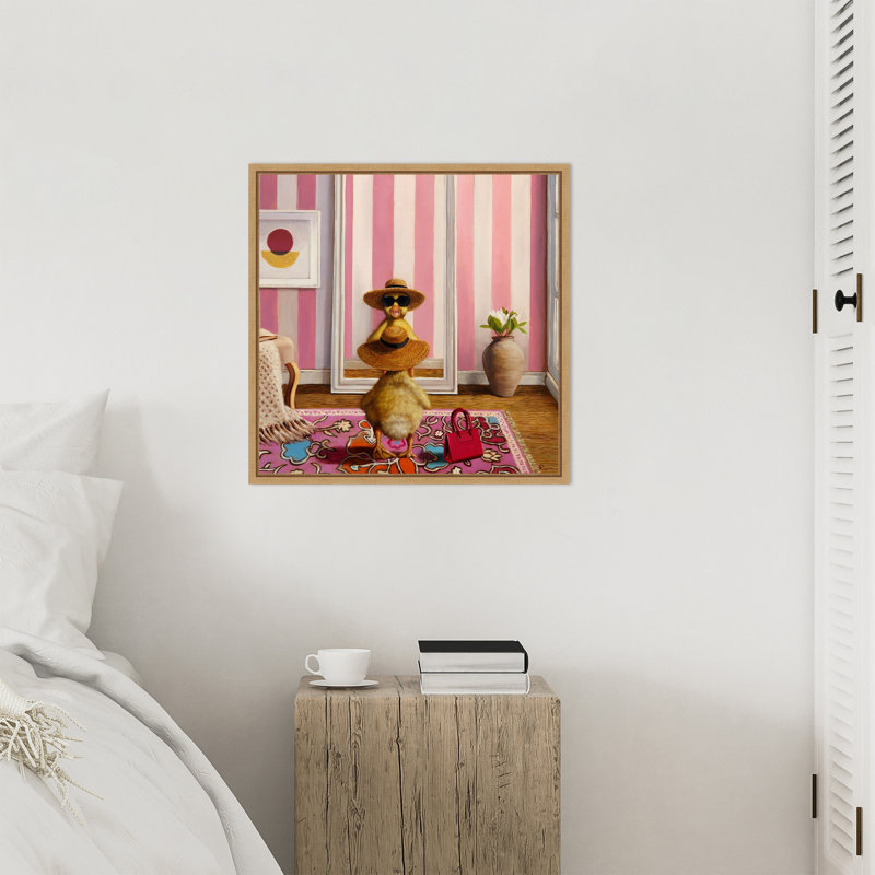 «Hello Gorgeous» par Keyonia, reproduction d'art sur toile encadrée, H 22 po x l 22 po