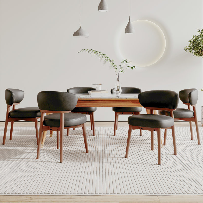 Chaise d'appoint rembourrée Elegant, Noir