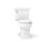 Memoirs Stately Continuousclean St Two-Piece Elongated Toilet with Concealed Trapway, 1.28 Gpf