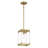 Swindon 1 - Light Soft Brass Square/Rectangle Pendant