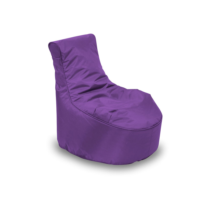 Polyester Outdoor Friendly Refillable Classic Bean Bag, Purple