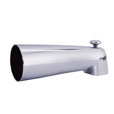 Universal Fit 7" Diverter Tub Spout, Zinc