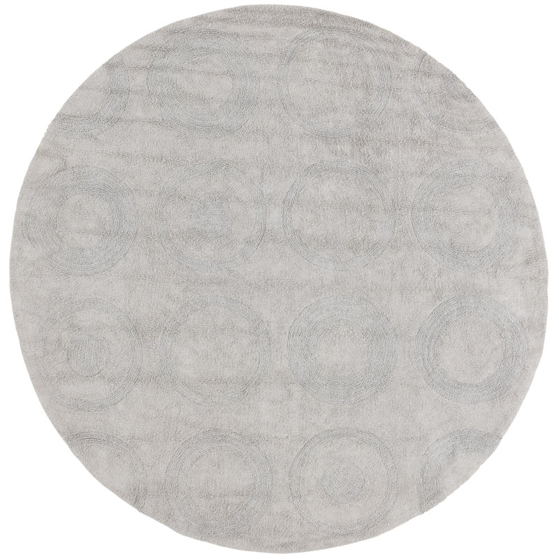 Tapis gris Easy Care, Rond 6 pi