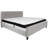 Aluino Button Tufted Platform Bed with Memory Foam Pocket Spring Mattress-485521673-485521780