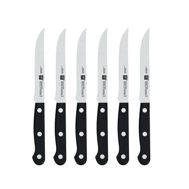 Henckels - Forged Accent 4-pc Steak Knife Set - Black