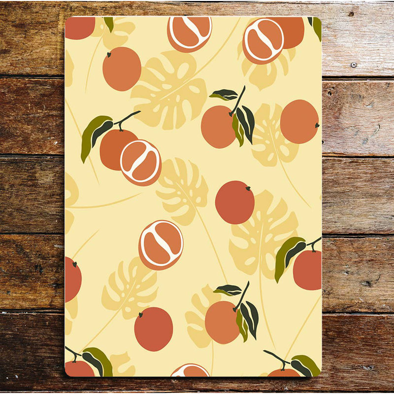 Food & Beverage Wall Decor on Metal, 40cm H x 28cm W
