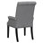 19.5'' H Tufted Upholstered Armchair-117195006-117195007