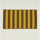Simple 100% Cotton Striped Rectangle Bath Mat