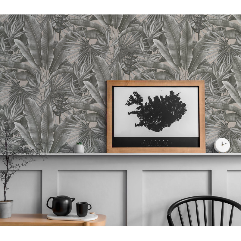 Rahnuma 10.05m x 53cm Matte Double Roll, Silver Grey