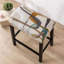 Ensemble de 4 tabourets de bar rectangulaires imprimés à hauteur de comptoir avec housses de selle et housse de protection-420661096
