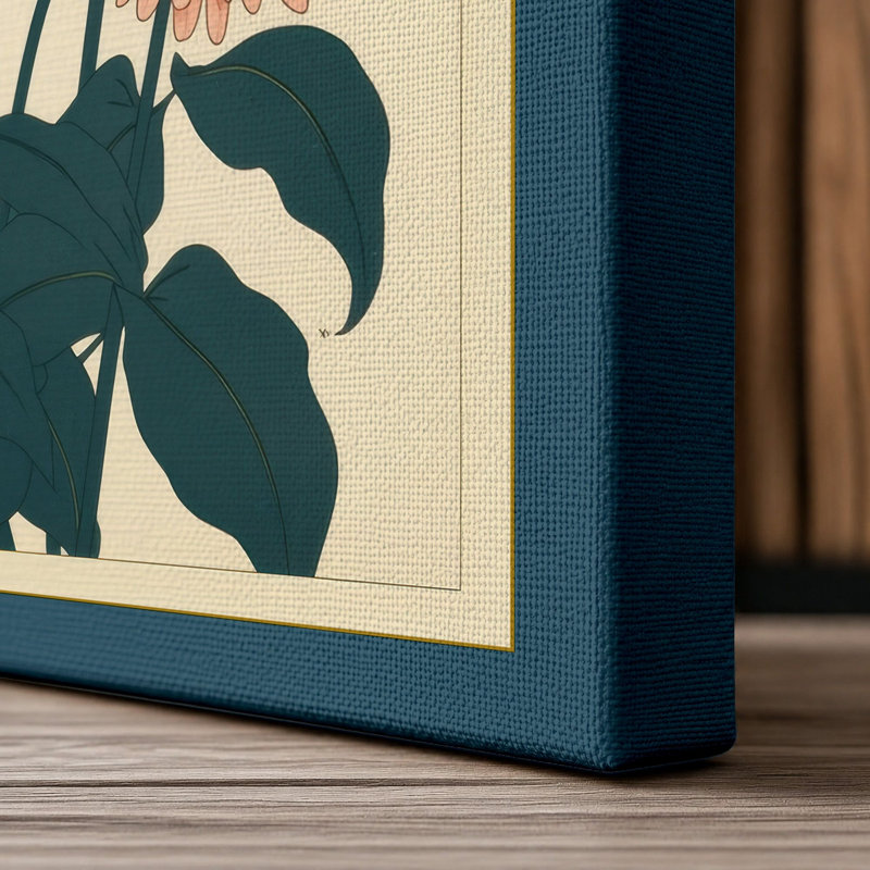 Print, 24x16 - 61.0 x 40.6 cm, Teal Border