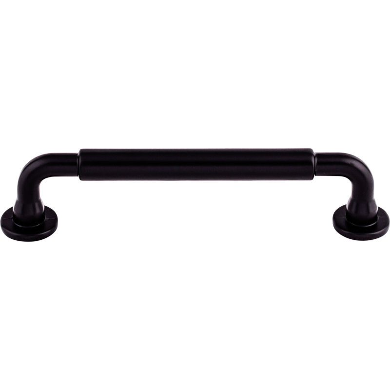 Lily 5 1/16" Center to Center Bar Pull, Flat Black, 5 1/16" Center to Center