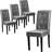 Modern PU Leather Dining Chair Upholstered Side Chair (Set of 4)-509133582-529889283