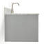 Ensemble de meuble-lavabo mural simple 49 po Ceinture-2036903094-2036903095