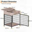 Mdf+Iron Dog House