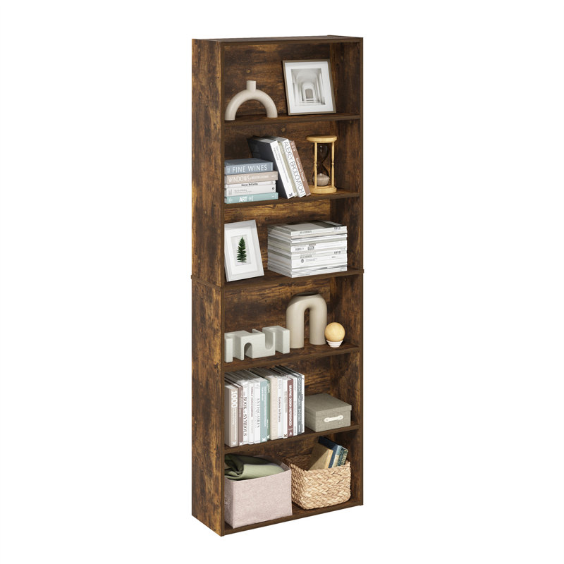 Nakeisha 62.5cm W Standard Bookcase, Amber Pine