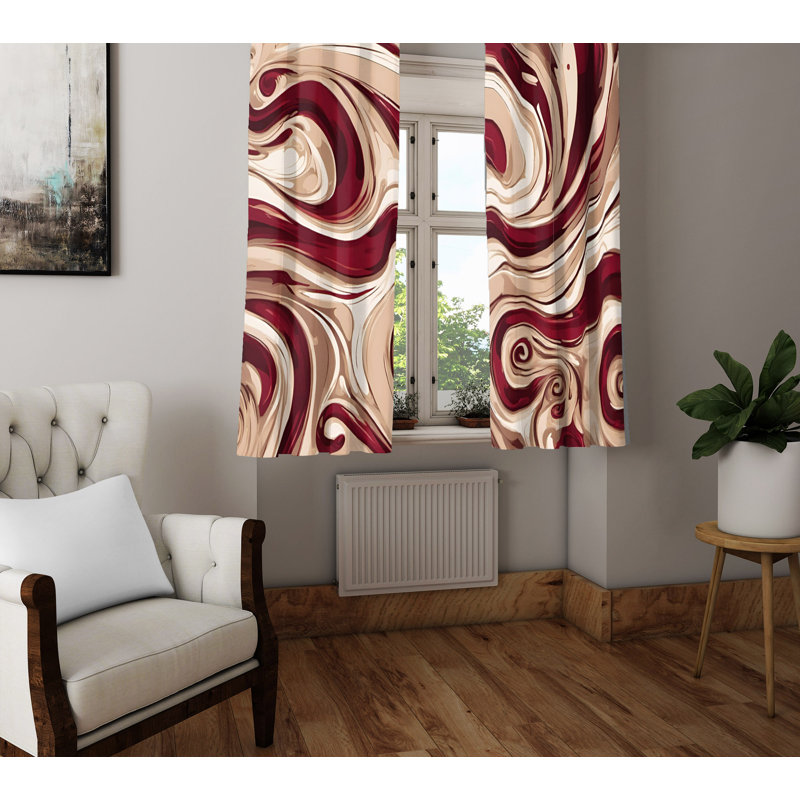 Semi Sheer Curtain Pair, 56" W x 78" L