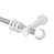 Chrome/White Lacquered