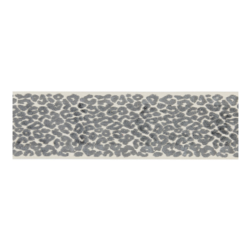 Oriana Animal Print Fabric, Smoke