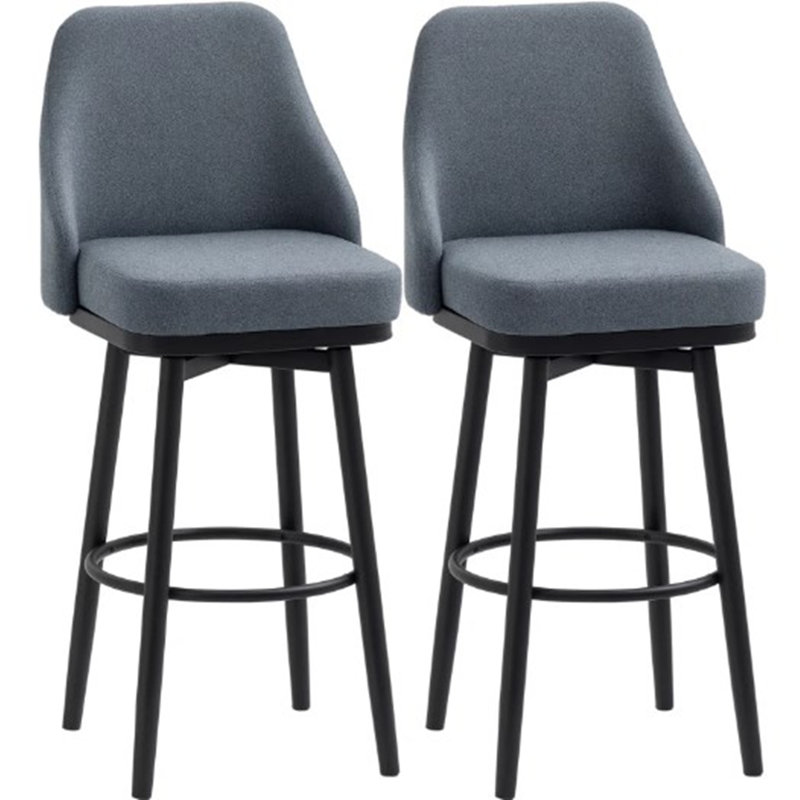 Tabourets de bar de style nordique, ensemble de 2 chaises de cuisine pivotantes, pour votre maison