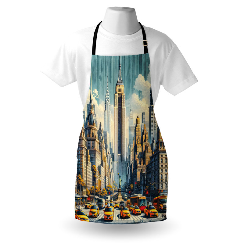 No Pattern Bib Apron